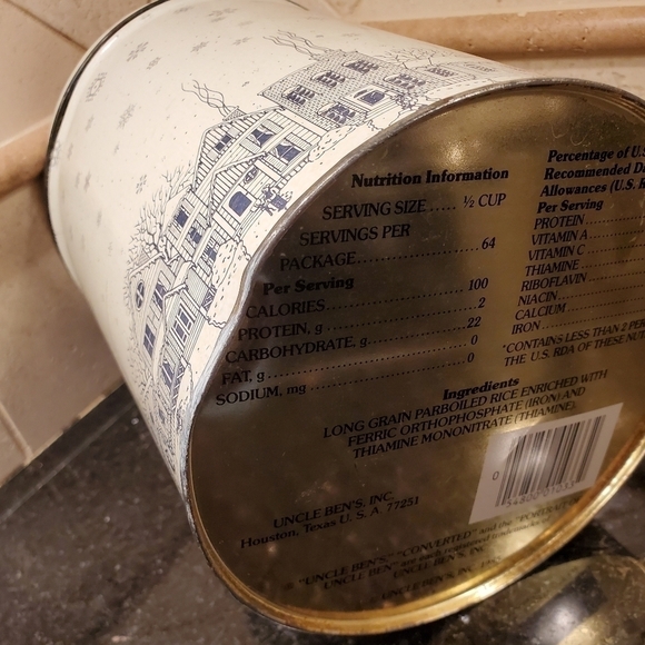 Vintage Uncle Ben's Rice Tin - Picture 8 of 10